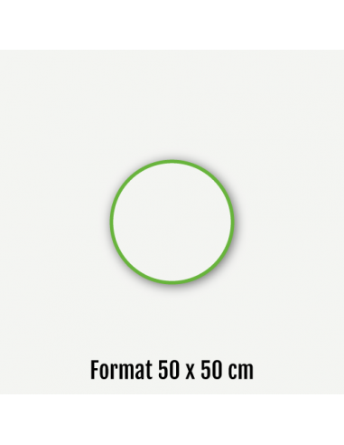 Aufkleber Format  50 cm Rund