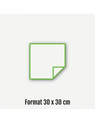 Aufkleber Format 30 x 30 cm Quadratisch