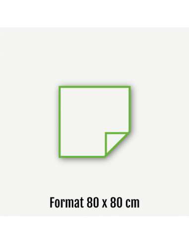 Aufkleber Format 80 x 80 cm Quadratisch