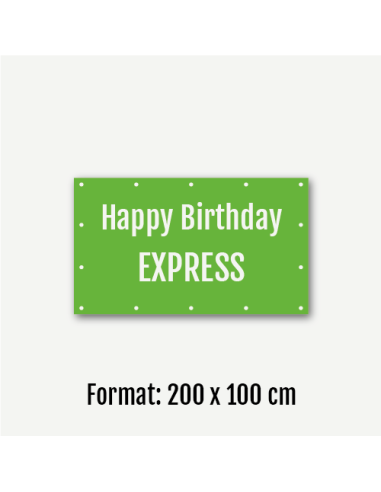 Geburtstagsbanner Expressdruck