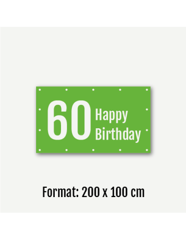 Geburtstagsbanner - 60. Geburtstag