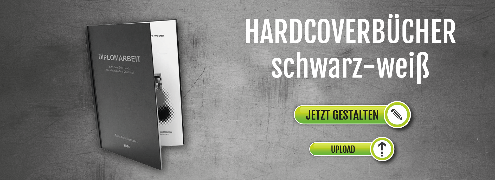 Diplomarbeit | Schwarz Weiß Druck | Premiumpapier | Hardcover | ab € 12,98